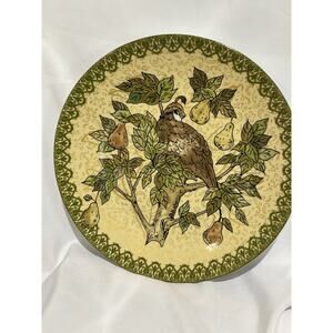 POTTERYBARN SERVING PLATTER - TWELVE DAYS OF CHRISTMAS PARTRIDGE IN A PEAR TREE